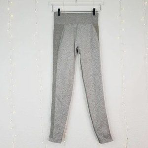 Gymshark Flex High Waisted Leggings Medium Khaki Marl Blush Nude Seamless Contou